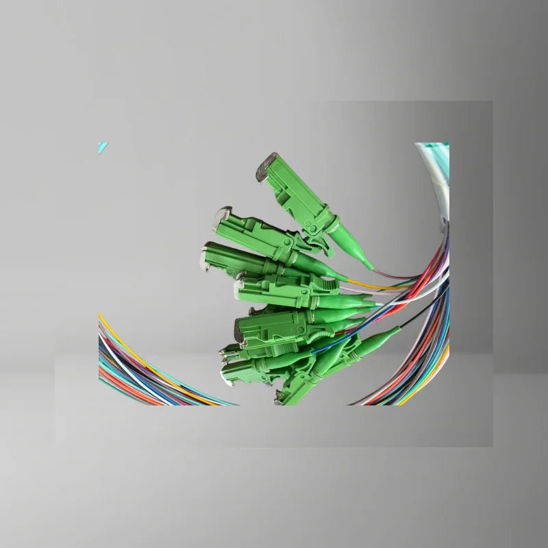 Fiber Pigtail Set, 12 - colors, E2000/APC, 2M, 0.9mm, LSZH - BRAYTIMES