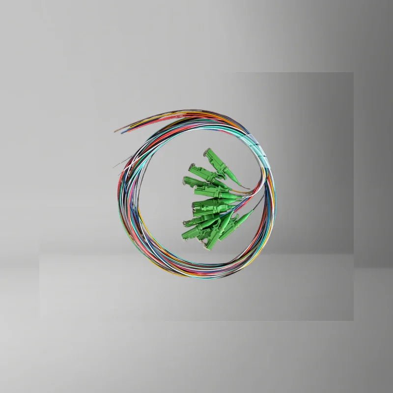 Fiber Pigtail Set, 12 - colors, E2000/APC, 2M, 0.9mm, LSZH - BRAYTIMES