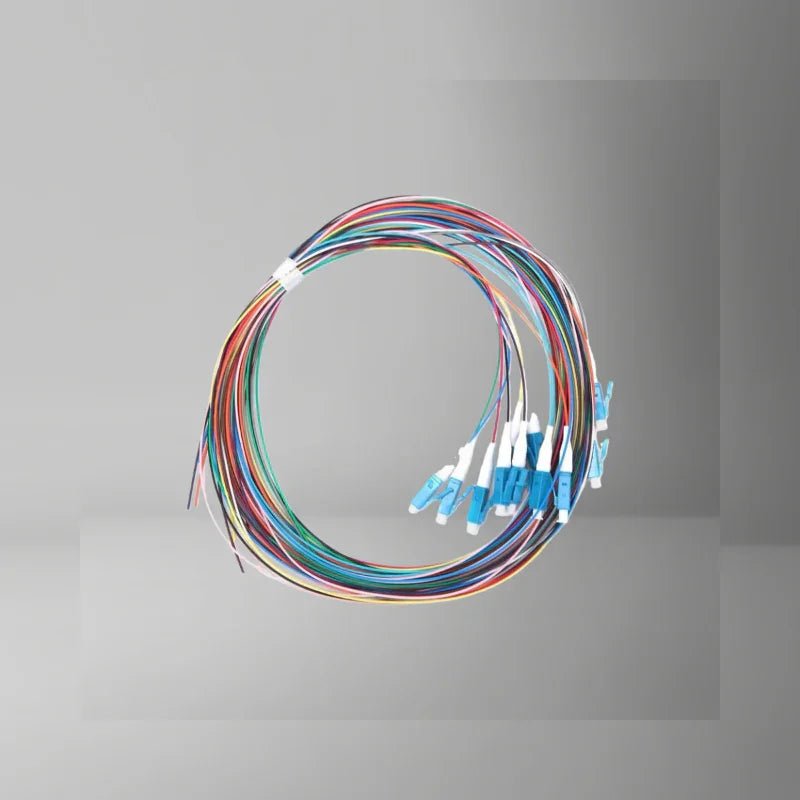 Fiber Pigtail Set, 12 - colors, LC/APC, 1.5M, 0.9mm, LSZH - BRAYTIMES