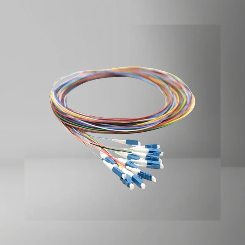 Fiber Pigtail Set, 12 - colors, LC/APC, 1.5M, 0.9mm, LSZH - BRAYTIMES