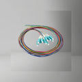Fiber Pigtail Set, 12 - colors, LC/APC, 1.5M, 0.9mm, LSZH - BRAYTIMES